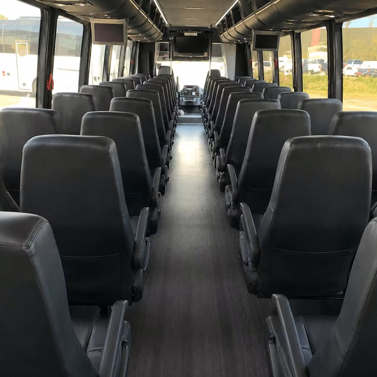 25 passenger minibus interior