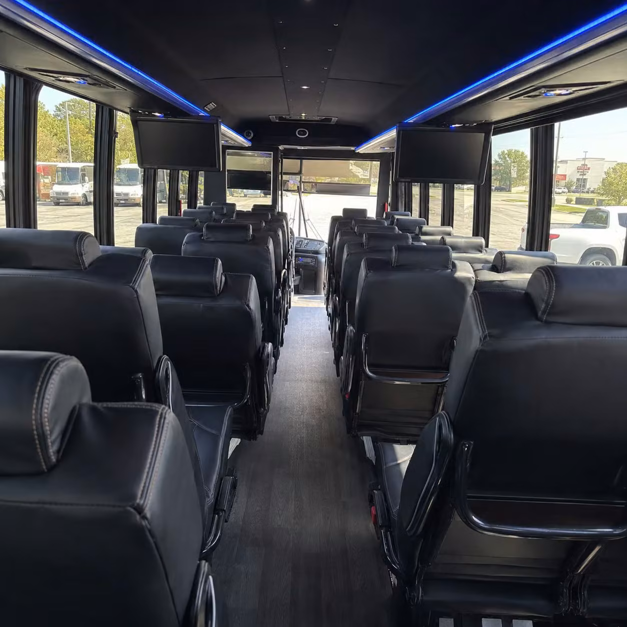 35 passenger minibus inside