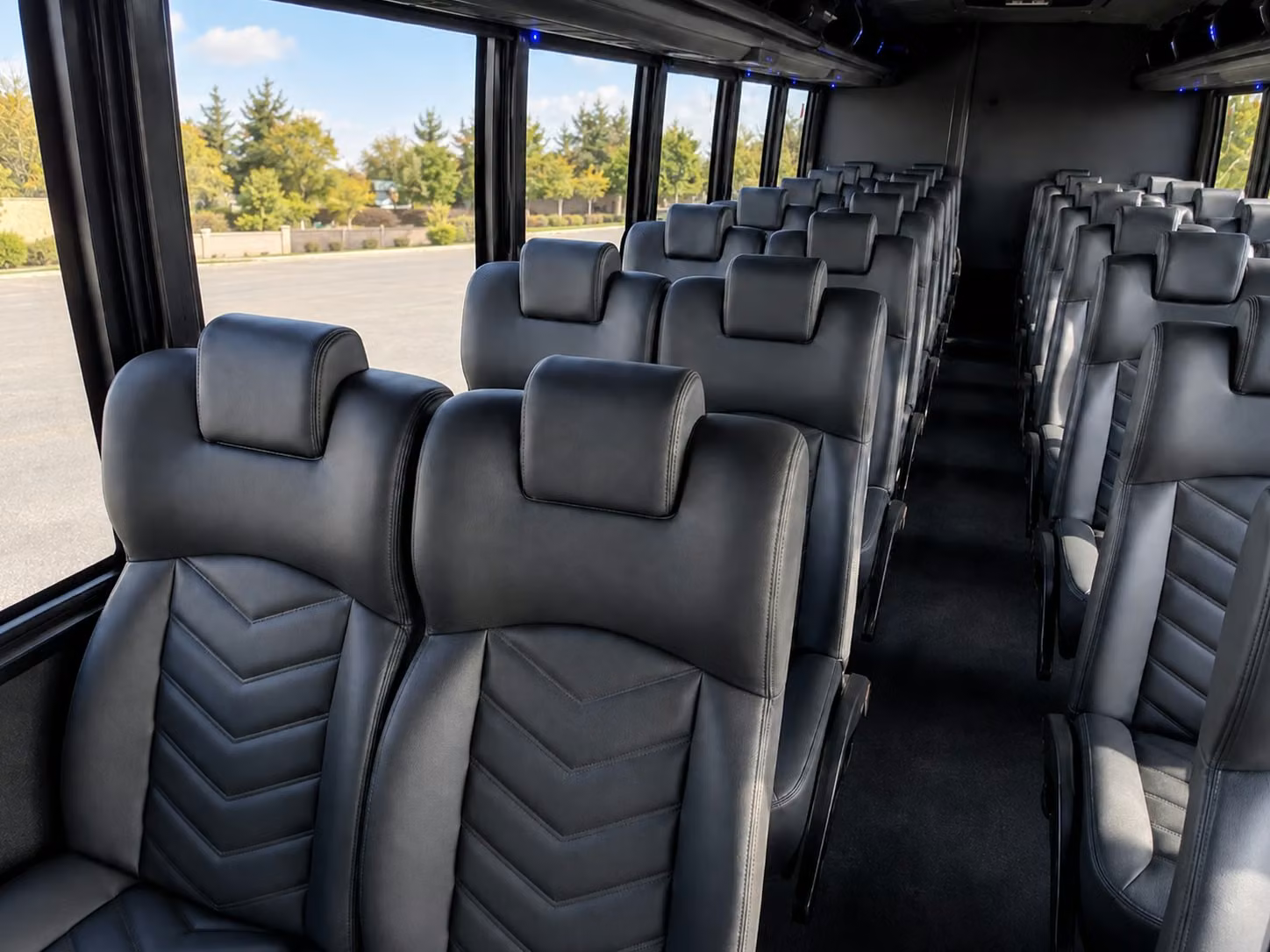 corporate event bus rentals in toledo