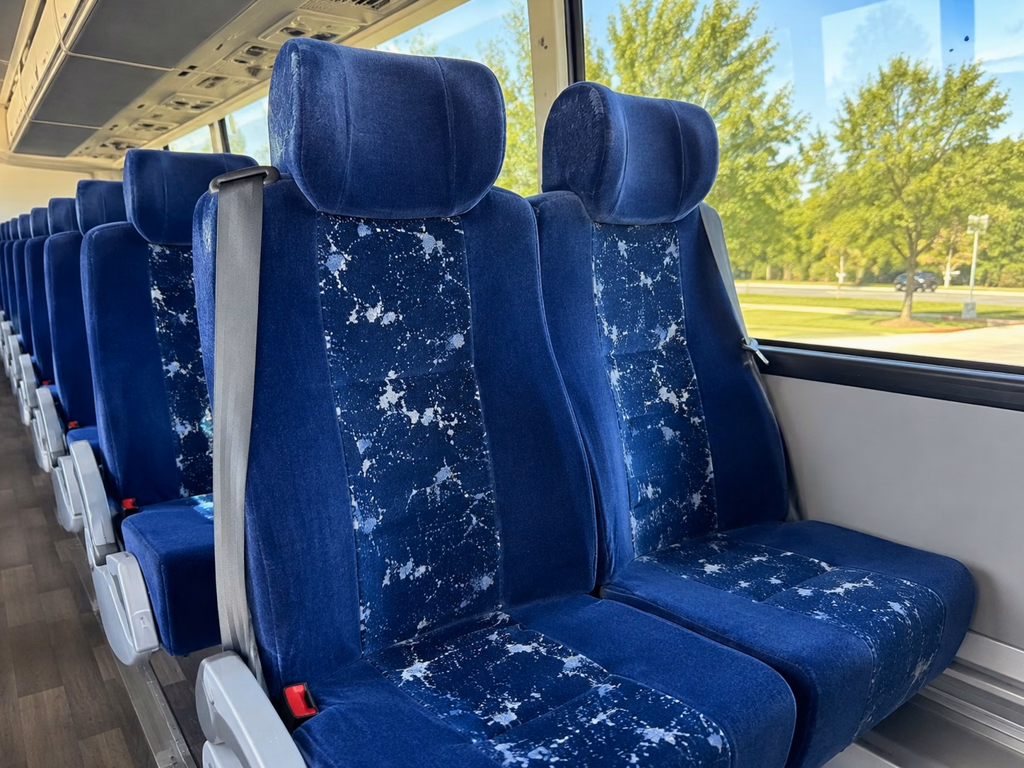toledo charter bus interior